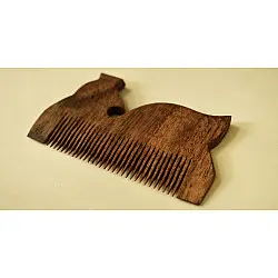 Wooden comb ~ Traditional Tribal design  